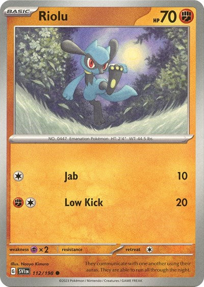 Riolu - 112/198 (Common) [SVI-112-C]