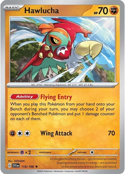 Hawlucha - 118/198 (Rare) [SVI-118-R]