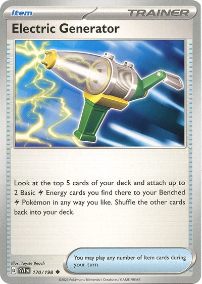 Electric Generator - 170/198 (Uncommon) [SVI-170-U]