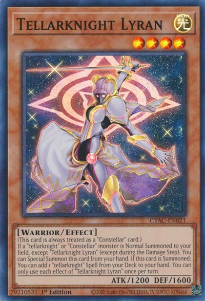 Tellarknight Lyran (Super Rare) [CYAC-EN021-SuR]