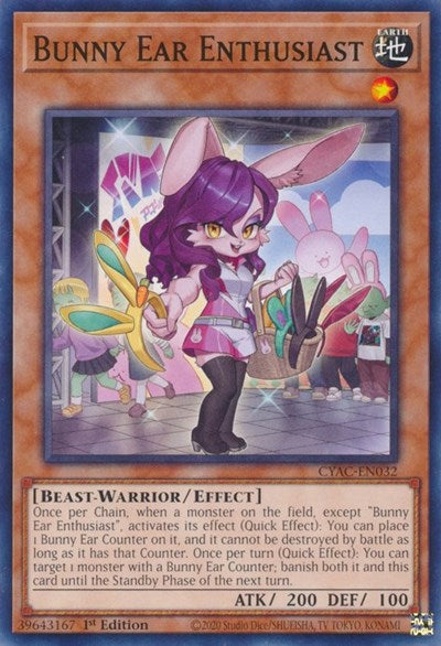 Bunny Ear Enthusiast (Common) [CYAC-EN032-C]