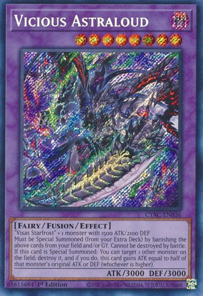 Vicious Astraloud (Secret Rare) [CYAC-EN036-SeR]