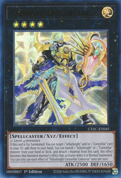 Tellarknight Constellar Caduceus (Ultra Rare) [CYAC-EN045-UR]