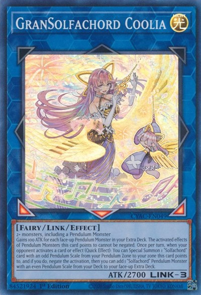 GranSolfachord Coolia (Super Rare) [CYAC-EN049-SuR]