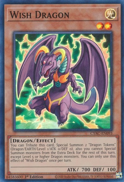 Wish Dragon (Super Rare) [CYAC-EN093-SuR]