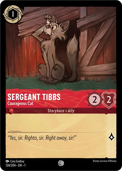 Sergeant Tibbs - Courageous Cat [TFC-124]