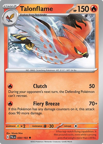 Talonflame - 030/193 (Uncommon) [PAL-030-U]