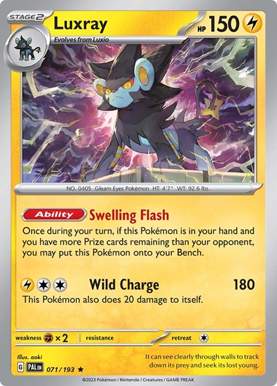 Luxray - 071/193 (Rare) [PAL-071-R]