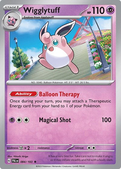 Wigglytuff - 084/193 (Rare) [PAL-084-R]