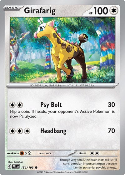 Girafarig - 154/193 (Common) [PAL-154-C]