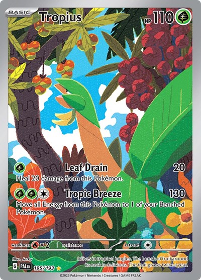 Tropius - 195/193 (Illustration Rare) [PAL-195-IR]