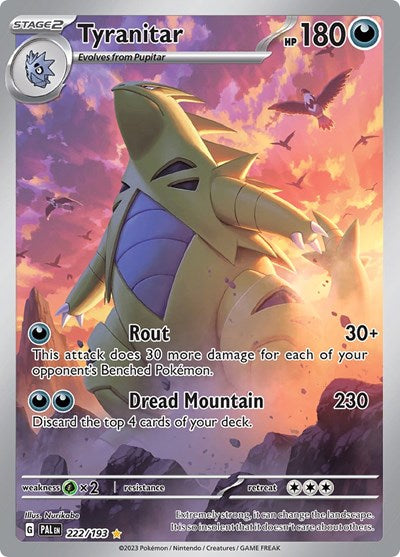 Tyranitar - 222/193 (Illustration Rare) [PAL-222-IR]