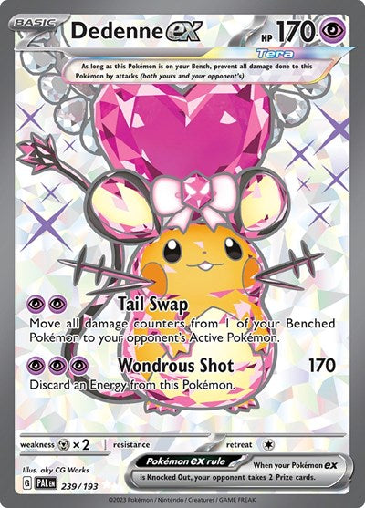 Dedenne ex - 239/193 (Ultra Rare) [PAL-239-UR]