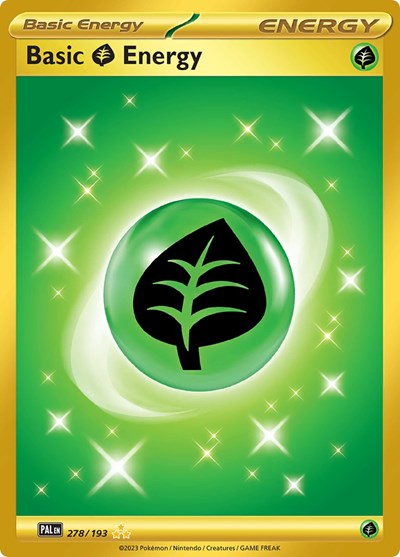 Basic Grass Energy - 278/193 (Hyper Rare) [PAL-278-HYR]