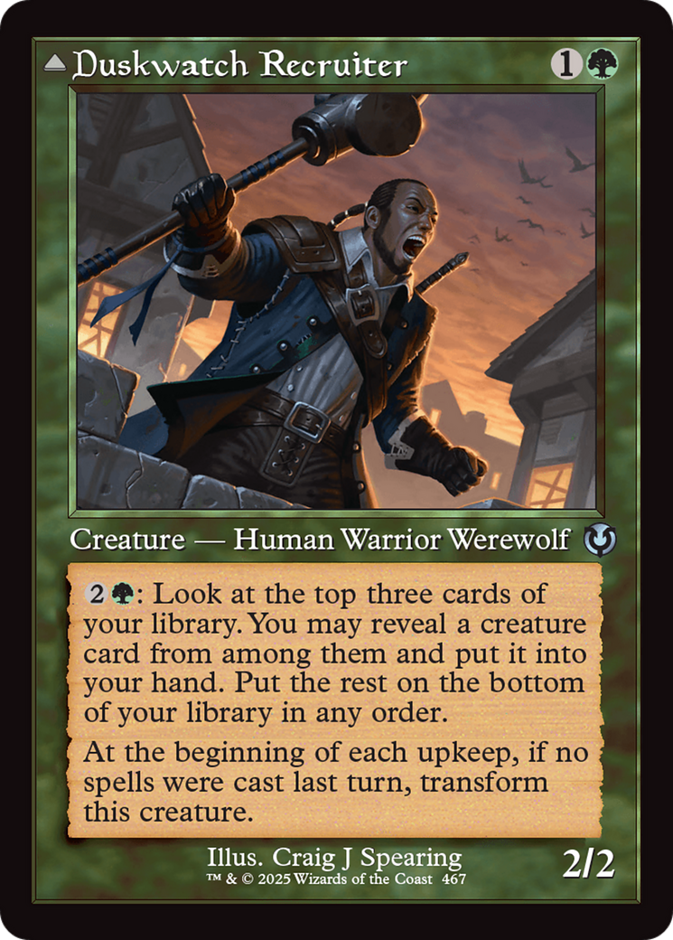 Duskwatch Recruiter // Krallenhorde Howler [INR-467]