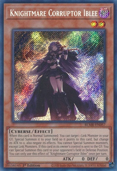 Knightmare Corruptor Iblee (Secret Rare) [BLMR-EN057-SeR]