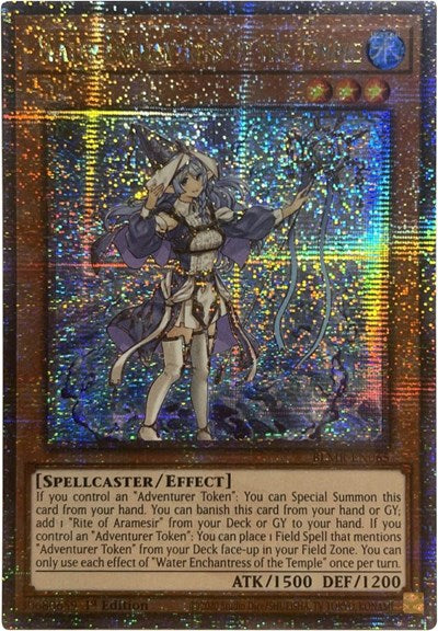 Water Enchantress of the Temple (Quarter Century Secret Rare) [BLMR-EN065-QCSR]