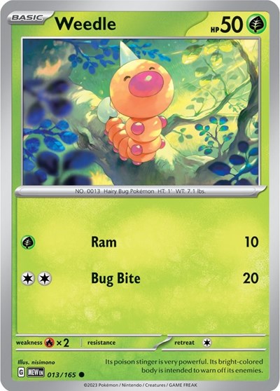 Weedle - 013/165 (Common) [MEW-013-C]