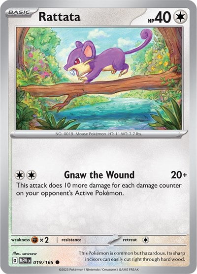 Rattata - 019/165 (Common) [MEW-019-C]