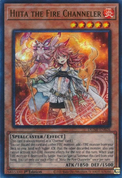 Hiita the Fire Channeler (Ultra Rare) [DUNE-EN026-UR]