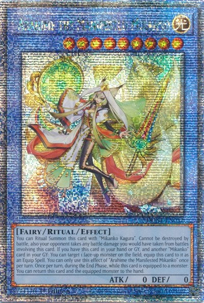 Arahime the Manifested Mikanko (Quarter Century Secret Rare) [DUNE-EN032-QCSR]