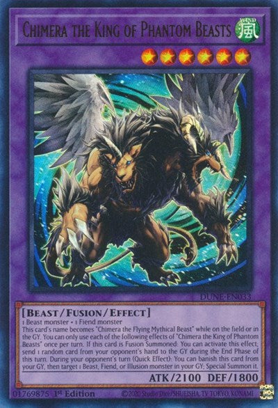 Chimera the King of Phantom Beasts (Ultra Rare) [DUNE-EN033-UR]