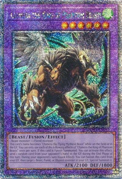 Chimera the King of Phantom Beasts (Quarter Century Secret Rare) [DUNE-EN033-QCSR]