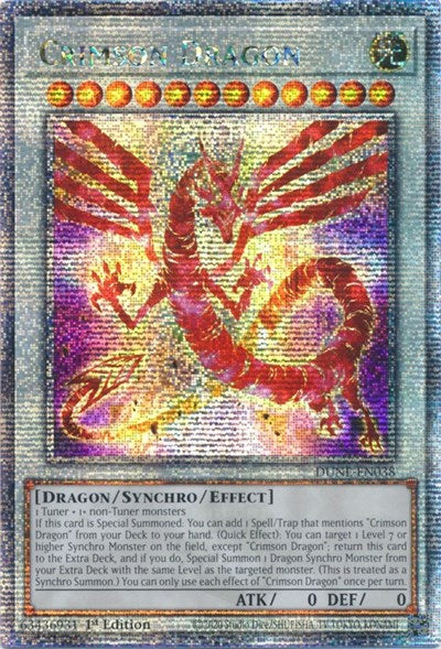 Crimson Dragon (Quarter Century Secret Rare) [DUNE-EN038-QCSR]