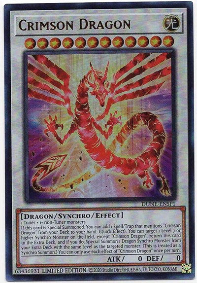Crimson Dragon (Ultra Rare) [DUNE-ENSP1-UR]