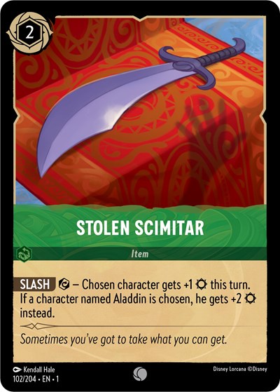 Stolen Scimitar [TFC-102]