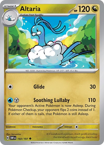 Altaria - 160/197 (Uncommon) [OBF-160-U]