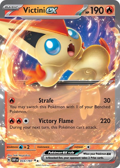 Victini ex - 033/197 (Double Rare) [OBF-033-DR]