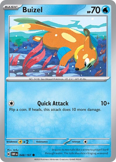 Buizel - 048/197 (Common) [OBF-048-C]