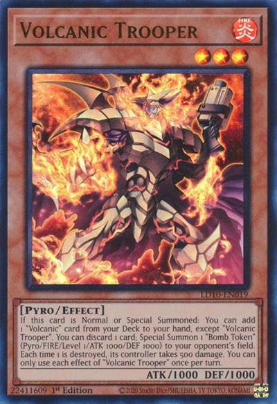 Volcanic Trooper (Ultra Rare) [LD10-EN019-UR]