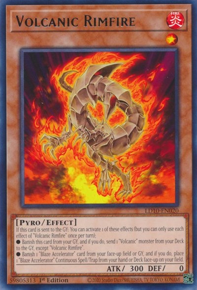 Volcanic Rimfire (Rare) [LD10-EN020-R]