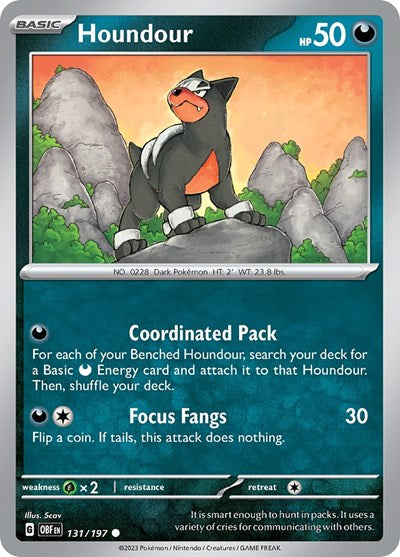 Houndour - 131/197 (Common) [OBF-131-C]