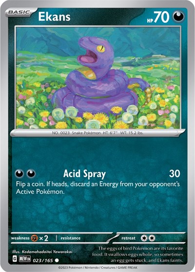 Ekans - 023/165 (Common) [MEW-023-C]