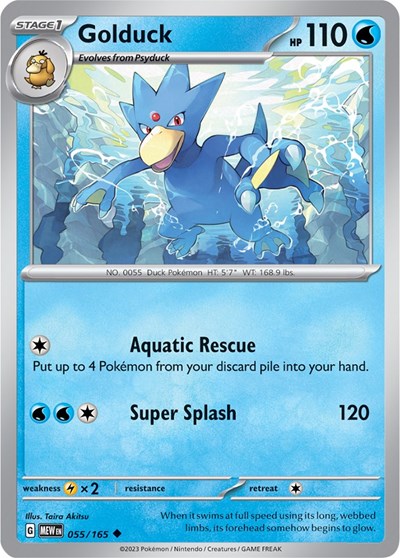 Golduck - 055/165 (Uncommon) [MEW-055-U]