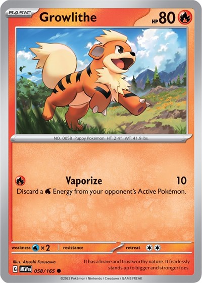 Growlithe - 058/165 (Common) [MEW-058-C]