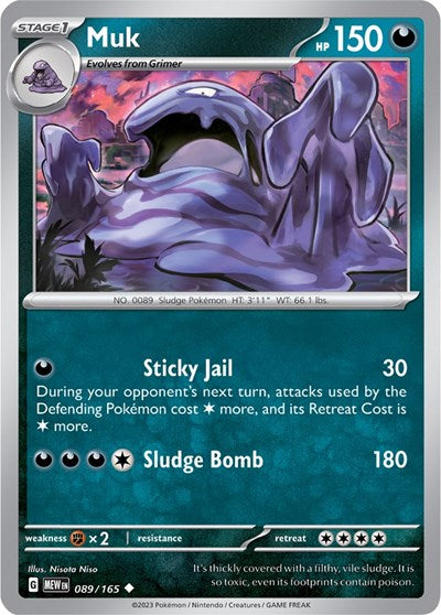 Muk - 089/165 (Uncommon) [MEW-089-U]