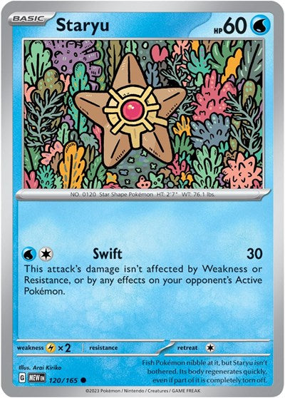 Staryu - 120/165 (Common) [MEW-120-C]