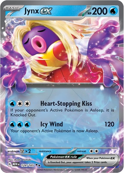 Jynx ex - 124/165 (Double Rare) [MEW-124-DR]