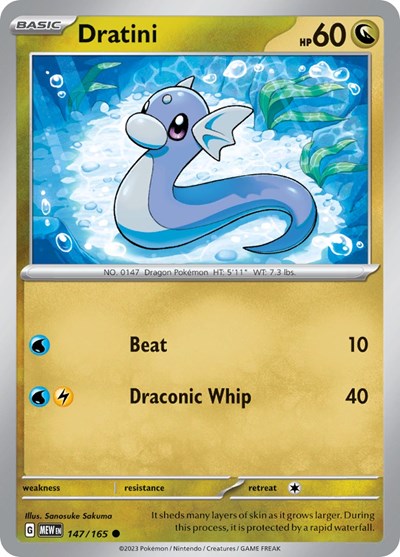 Dratini - 147/165 (Common) [MEW-147-C]