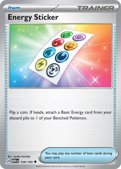 Energy Sticker - 159/165 (Uncommon) [MEW-159-U]