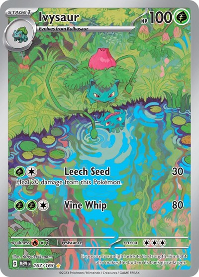 Ivysaur - 167/165 (Illustration Rare) [MEW-167-IR]