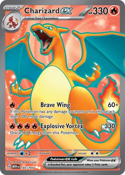 Charizard ex - 183/165 (Ultra Rare) [MEW-183-UR]