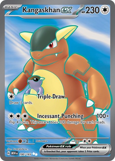 Kangaskhan ex - 190/165 (Ultra Rare) [MEW-190-UR]