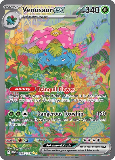 Venusaur ex - 198/165 (Special Illustration Rare) [MEW-198-SIR]