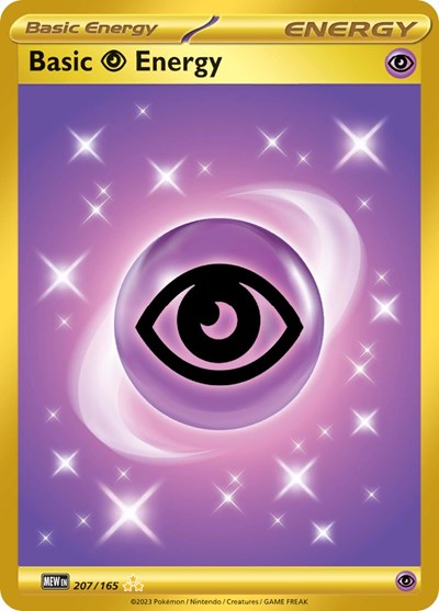 Basic Psychic Energy - 207/165 (Hyper Rare) [MEW-207-HYR]