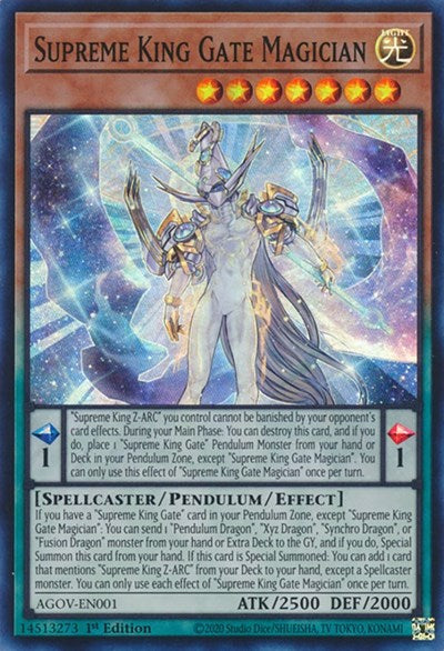 Supreme King Gate Magician (Super Rare) [AGOV-EN001-SuR]